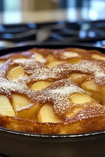 Apple Cinnamon German Pancake