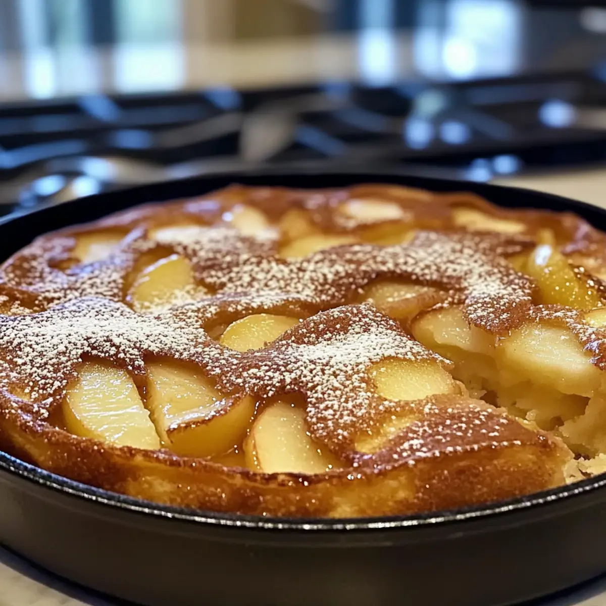 Apple Cinnamon German Pancake