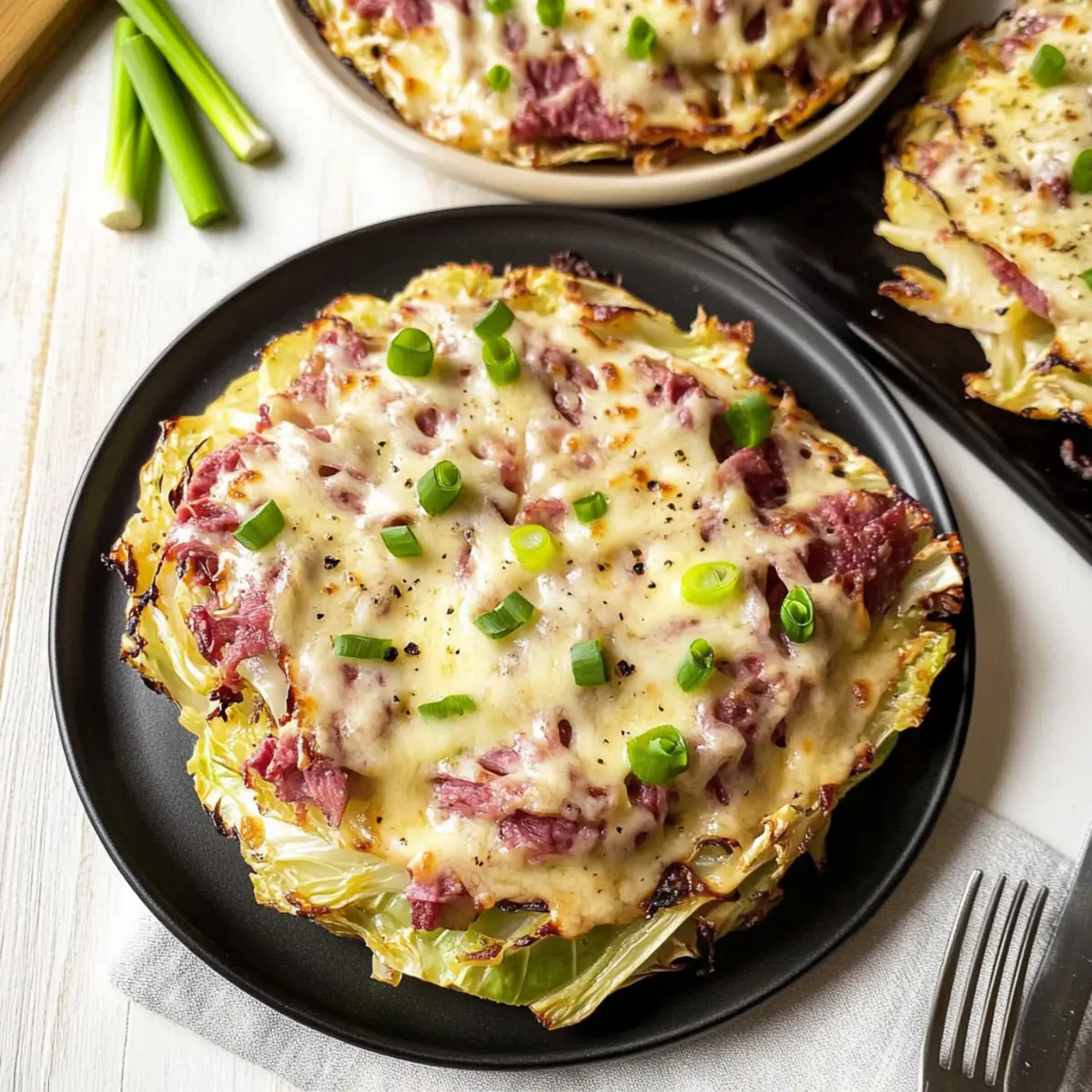 Irish Roasted Cabbage Low Carb Pizza