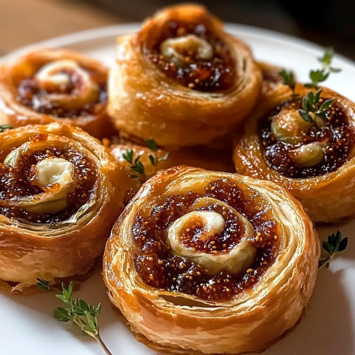 Fig and Goat Cheese Pinwheels