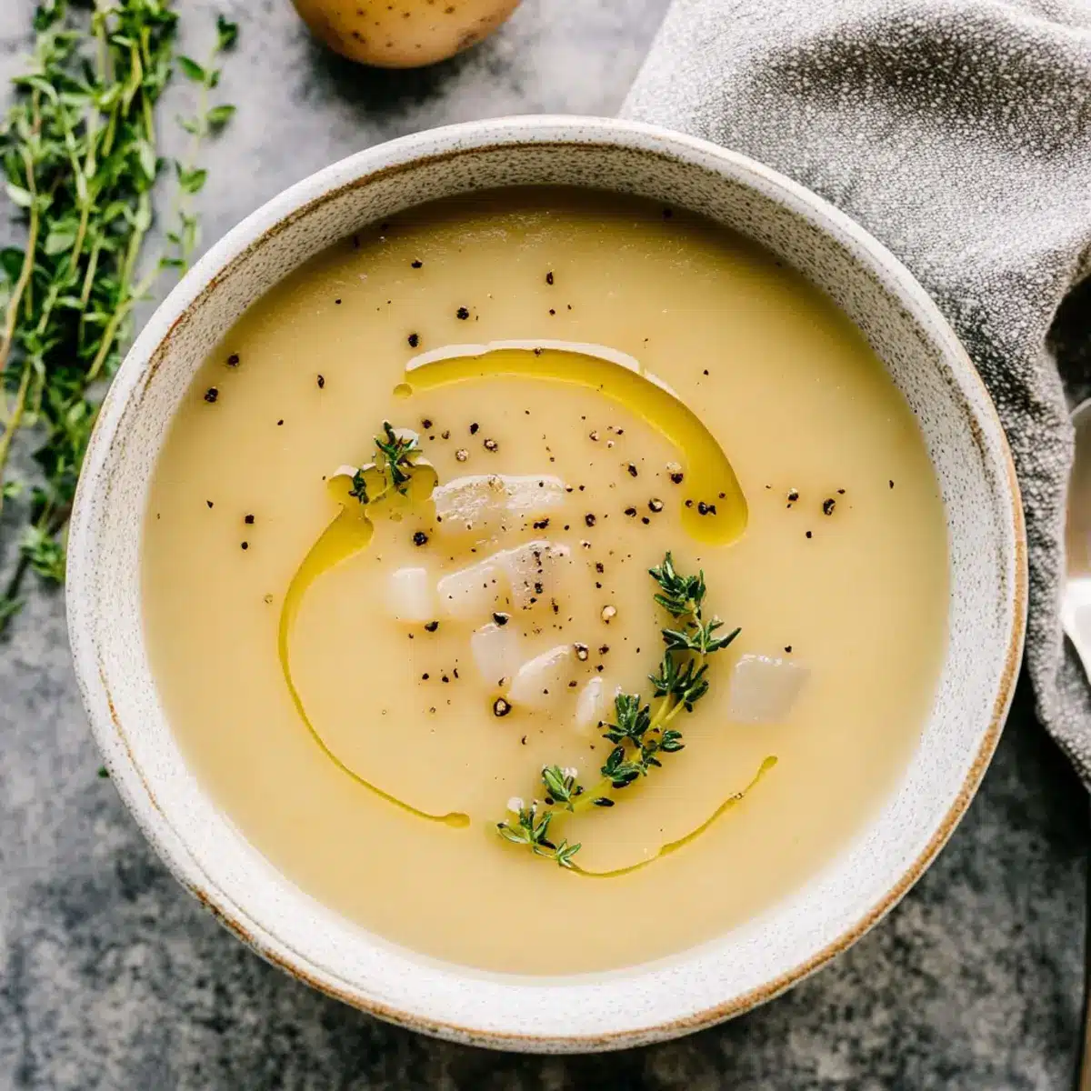 Nourishing Potato Onion Soup