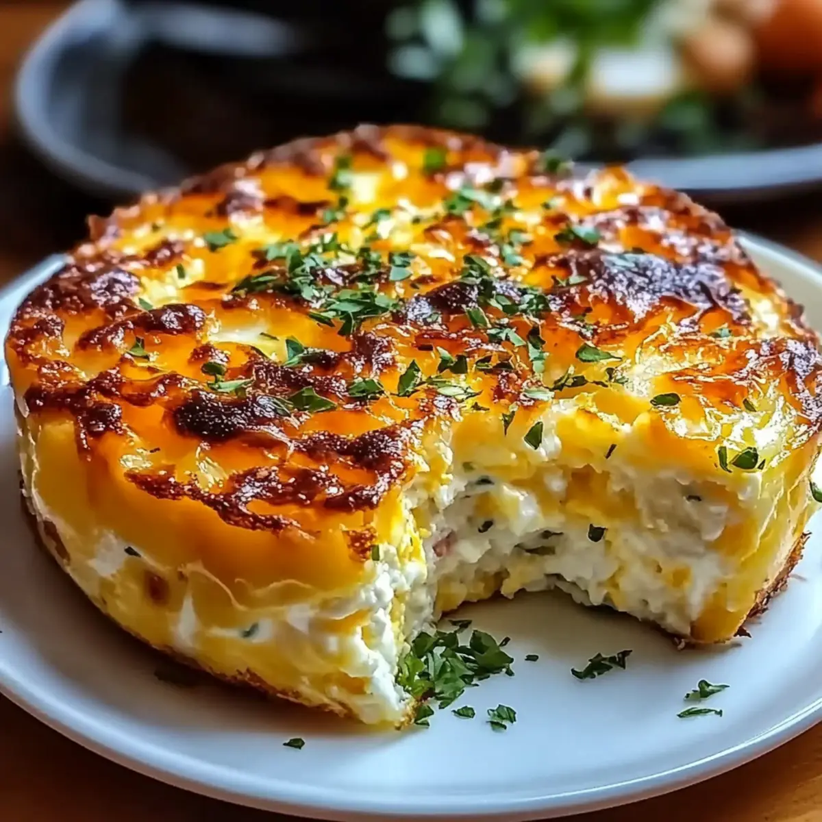 Baked Cottage Cheese Eggs