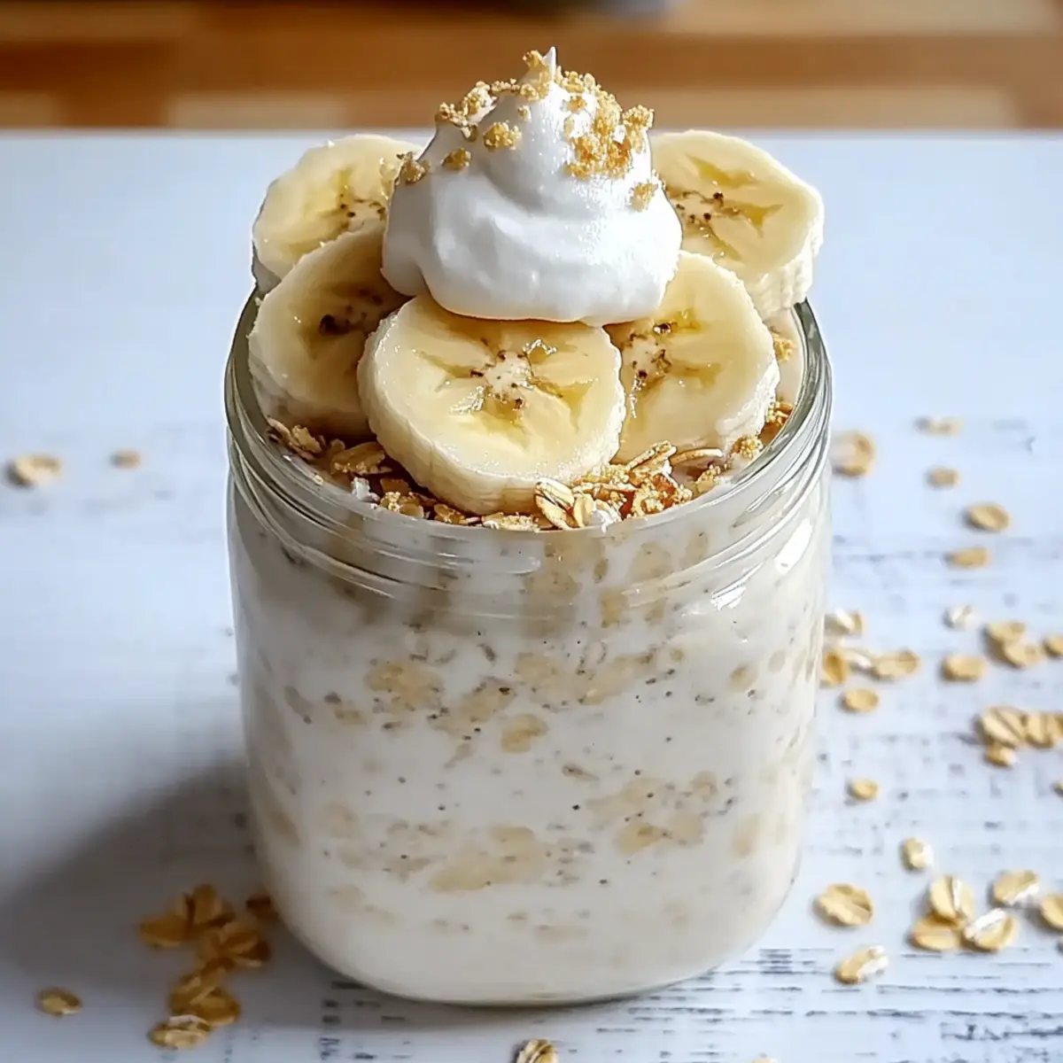 Banana Cream Pie Overnight Oats gs2wgv