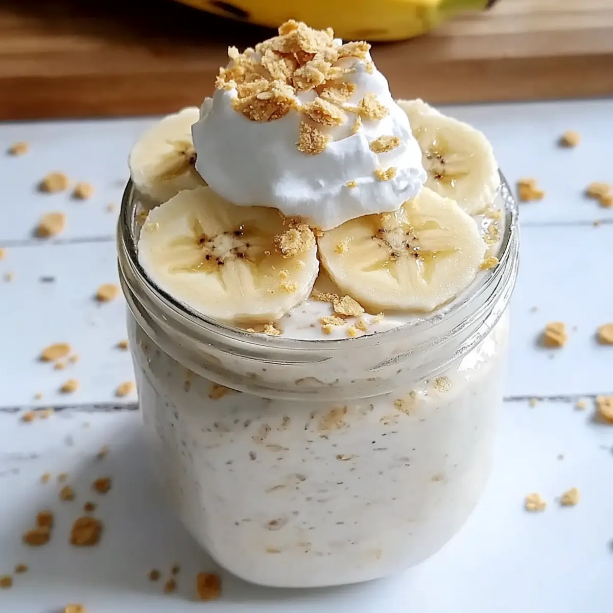 Banana Cream Pie Overnight Oats