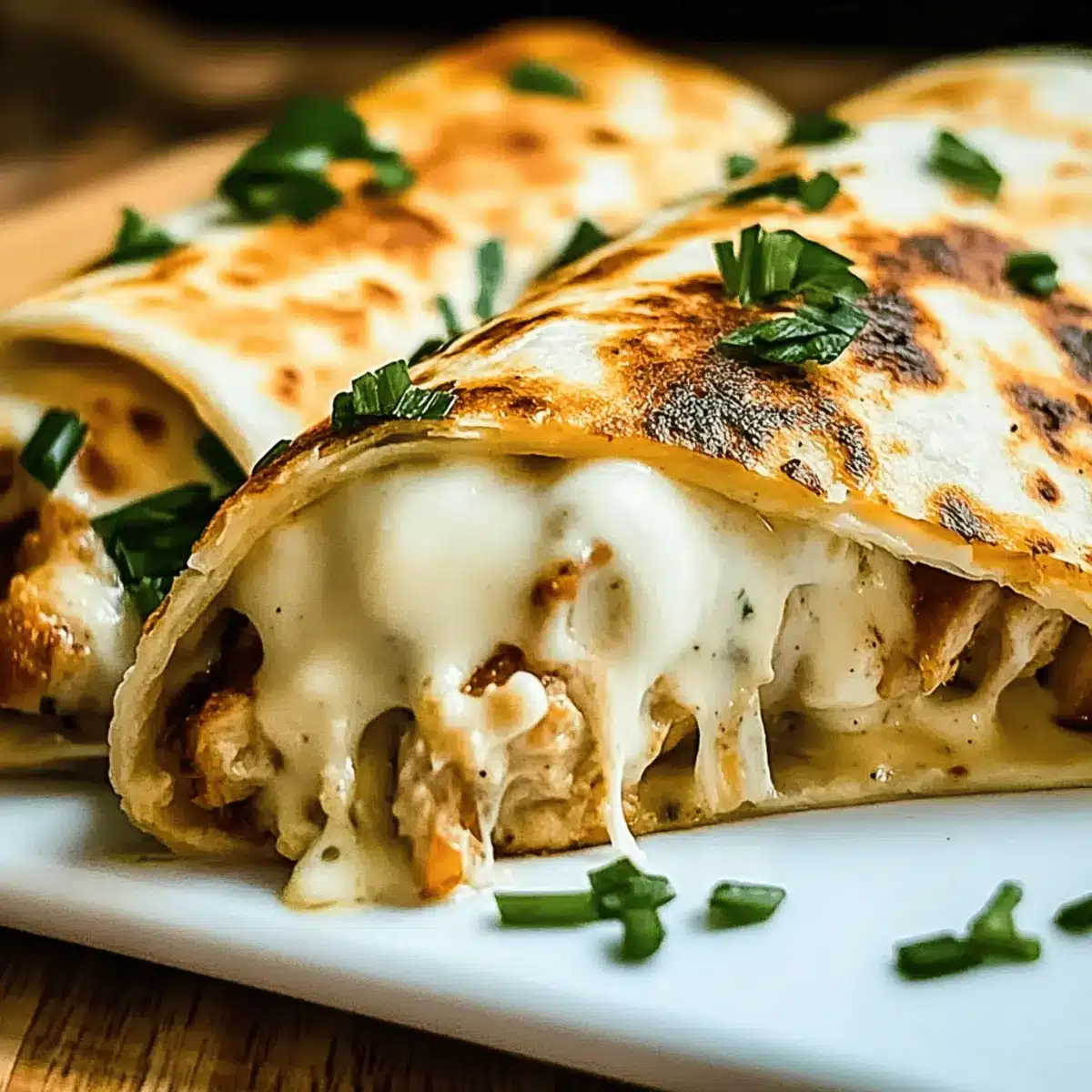 Cheesy Garlic Chicken Wraps: Flavorful Comfort in Every Bite 4 Cheesy Garlic Chicken Wraps