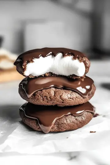 Irresistible Chocolate Marshmallow Cookies for Sweet Cravings 34 Chocolate Marshmallow Cookies