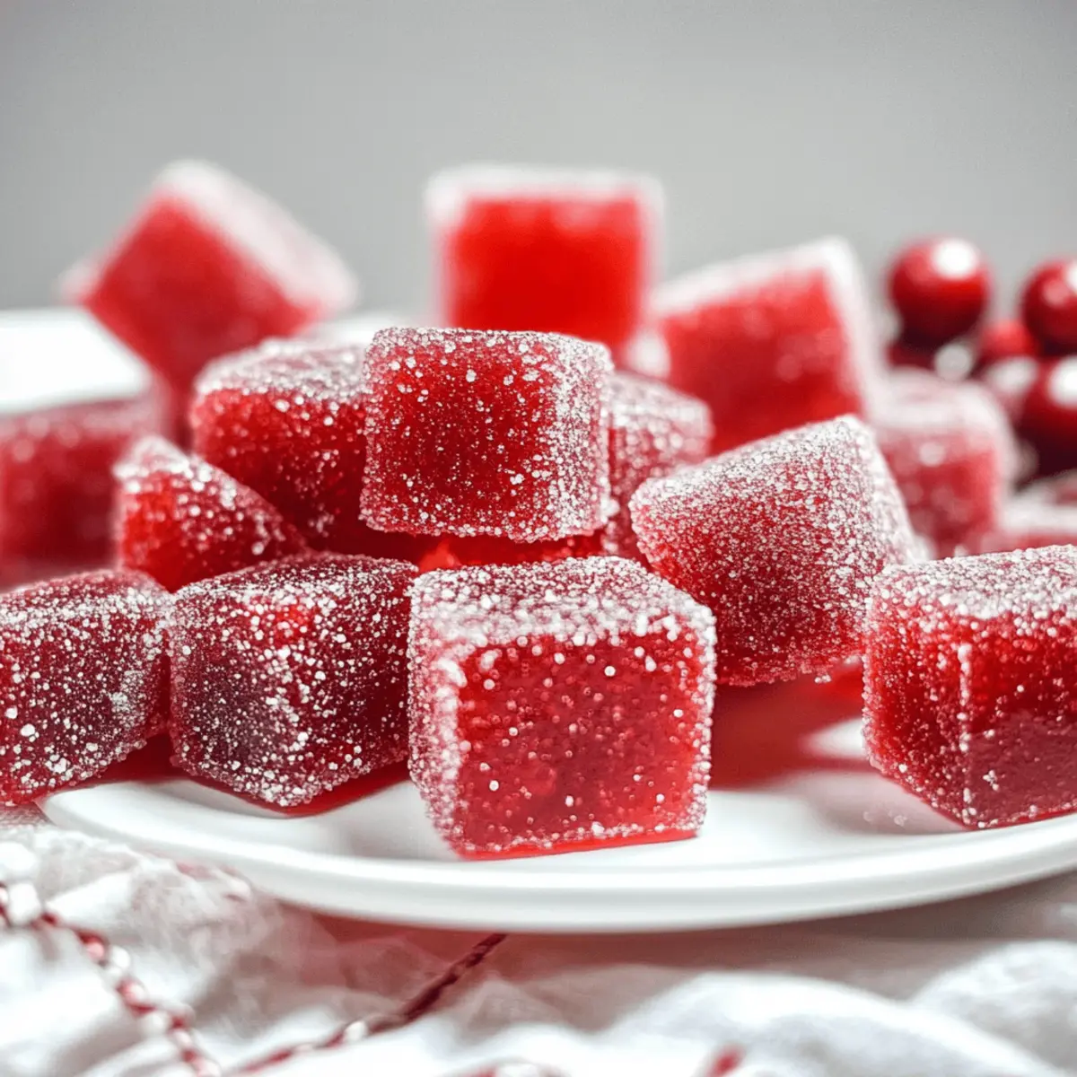 Delicious Homemade Cranberry Jelly Candies for Holiday Cheer 4 Cranberry Jelly Candies