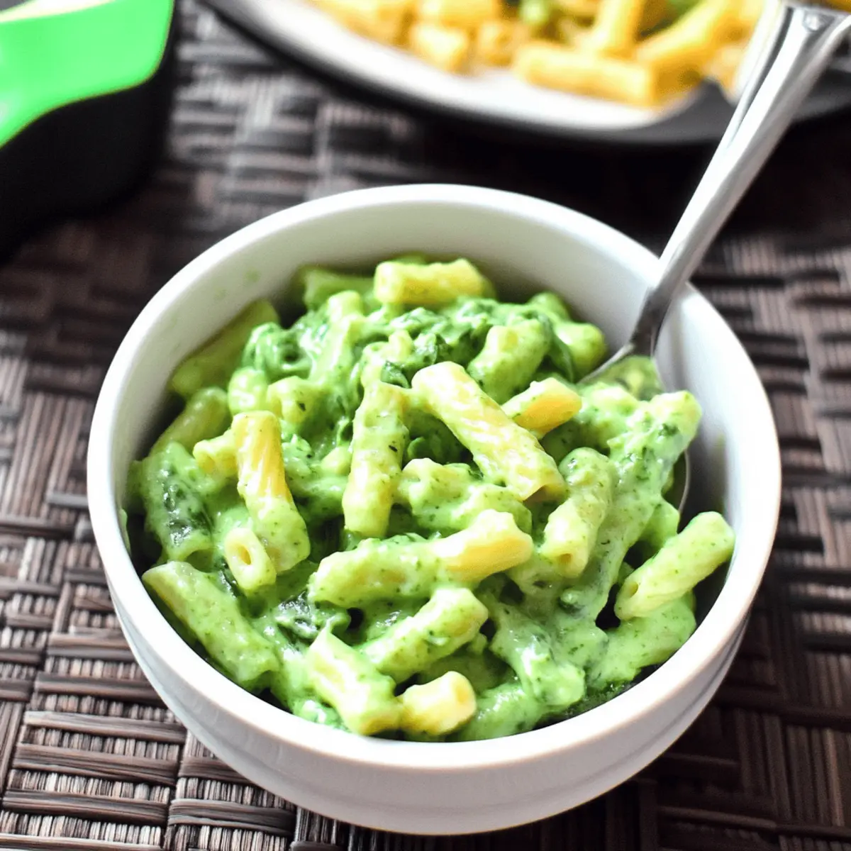 Creamy Spinach Mac and Cheese oz2log