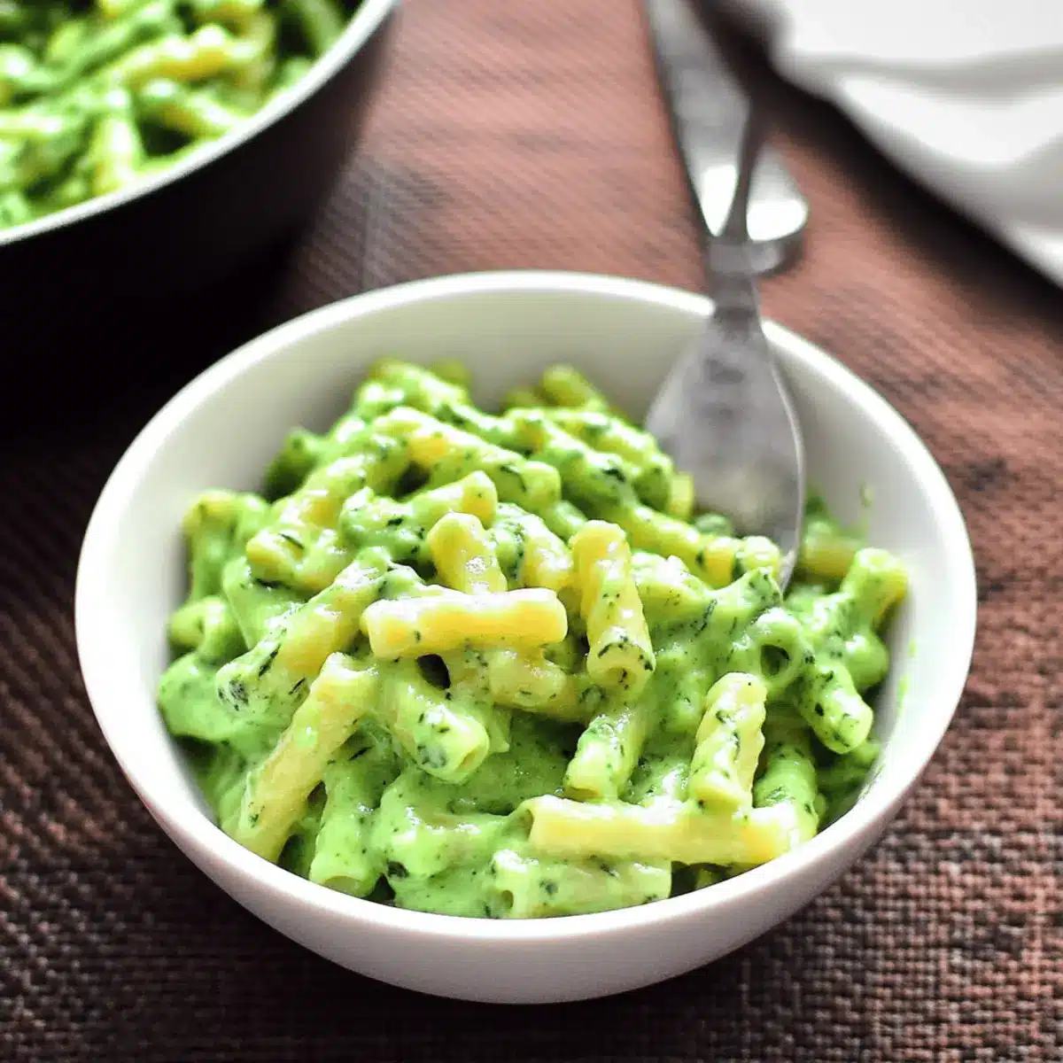 Creamy Spinach Mac and Cheese zdh197