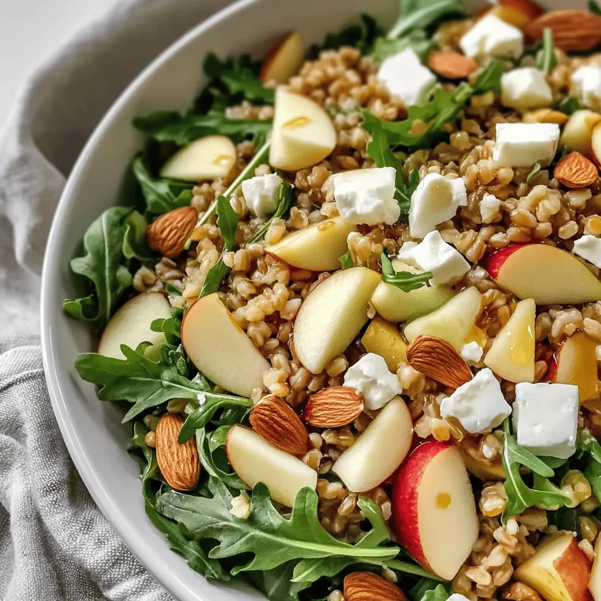Crunchy Apple Farro Salad j13e4v