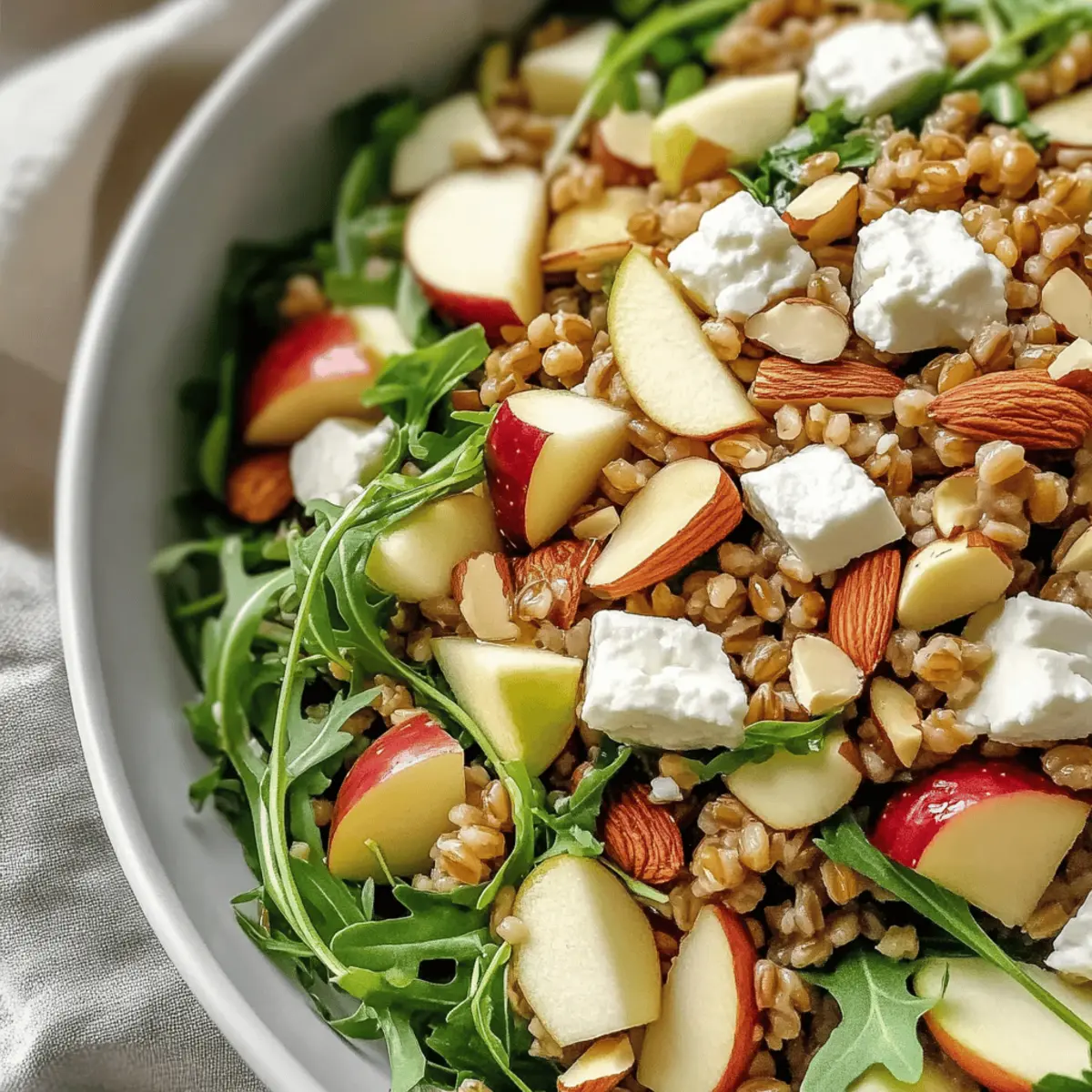 Crunchy Apple Farro Salad