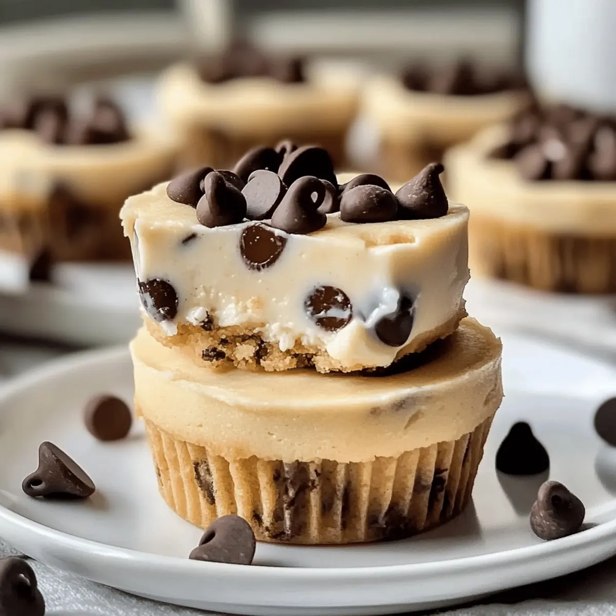 High Protein Yogurt Cookie Dough Cups