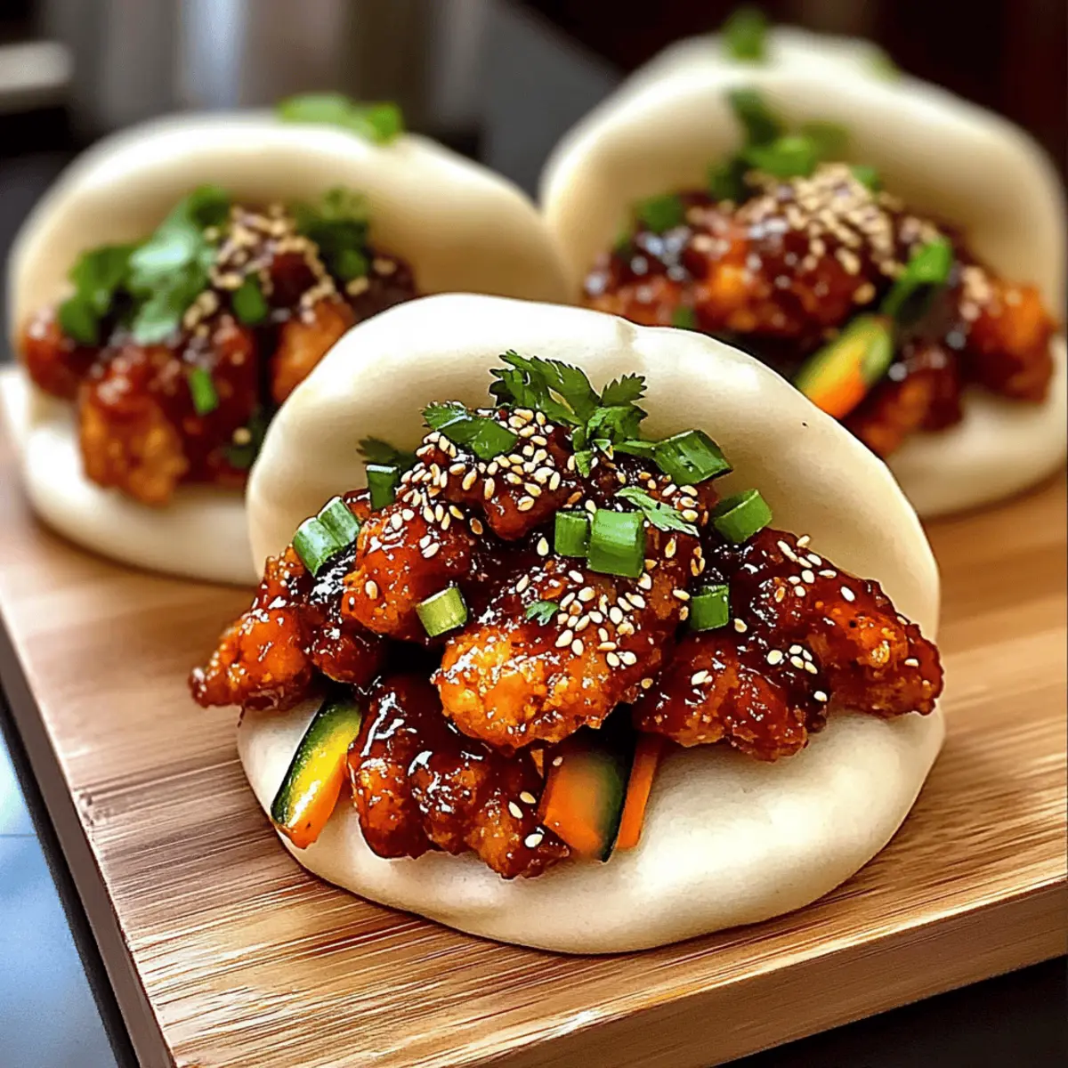 Korean Chicken Bao Buns yzkcgl