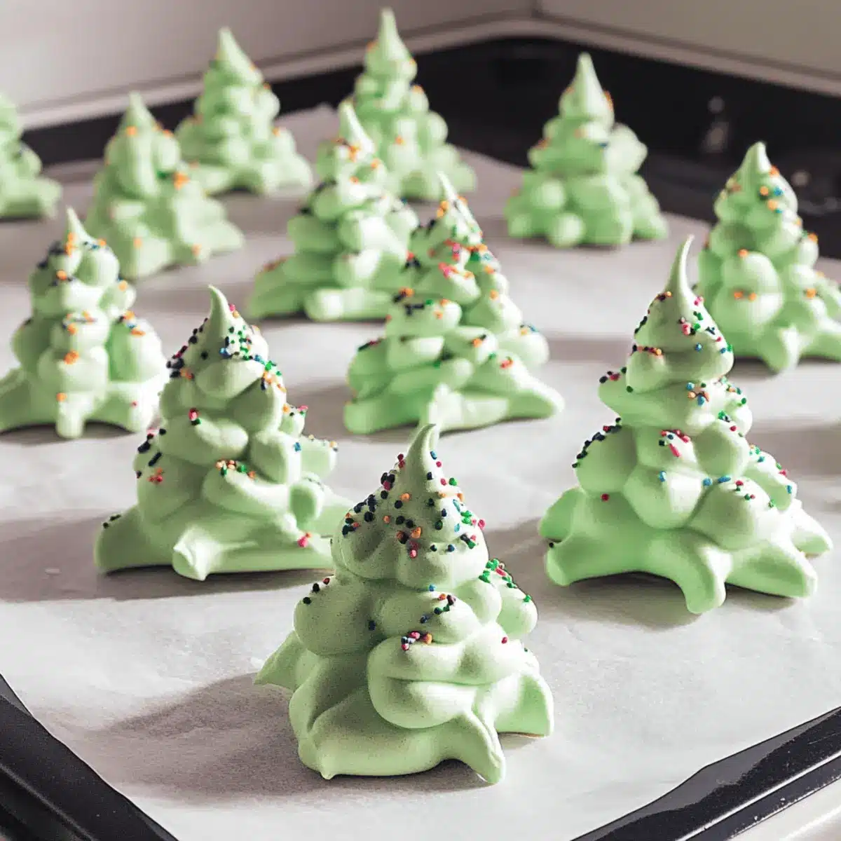 Whip Up Adorable Meringue Christmas Trees for Festive Joy 3 Meringue Christmas Trees frdvfu