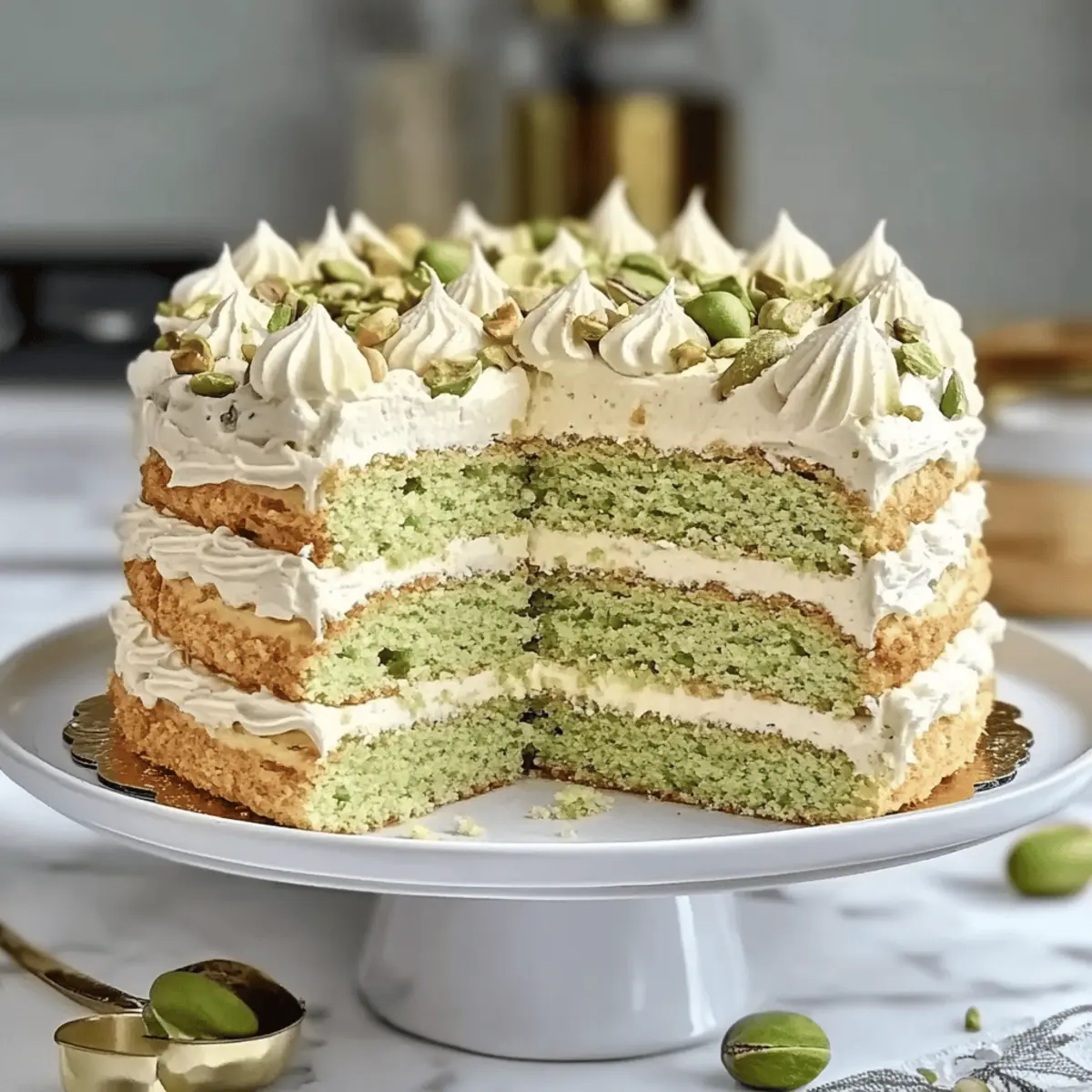 Decadent Pistachio Dacquoise Cake for Your Next Celebration 1