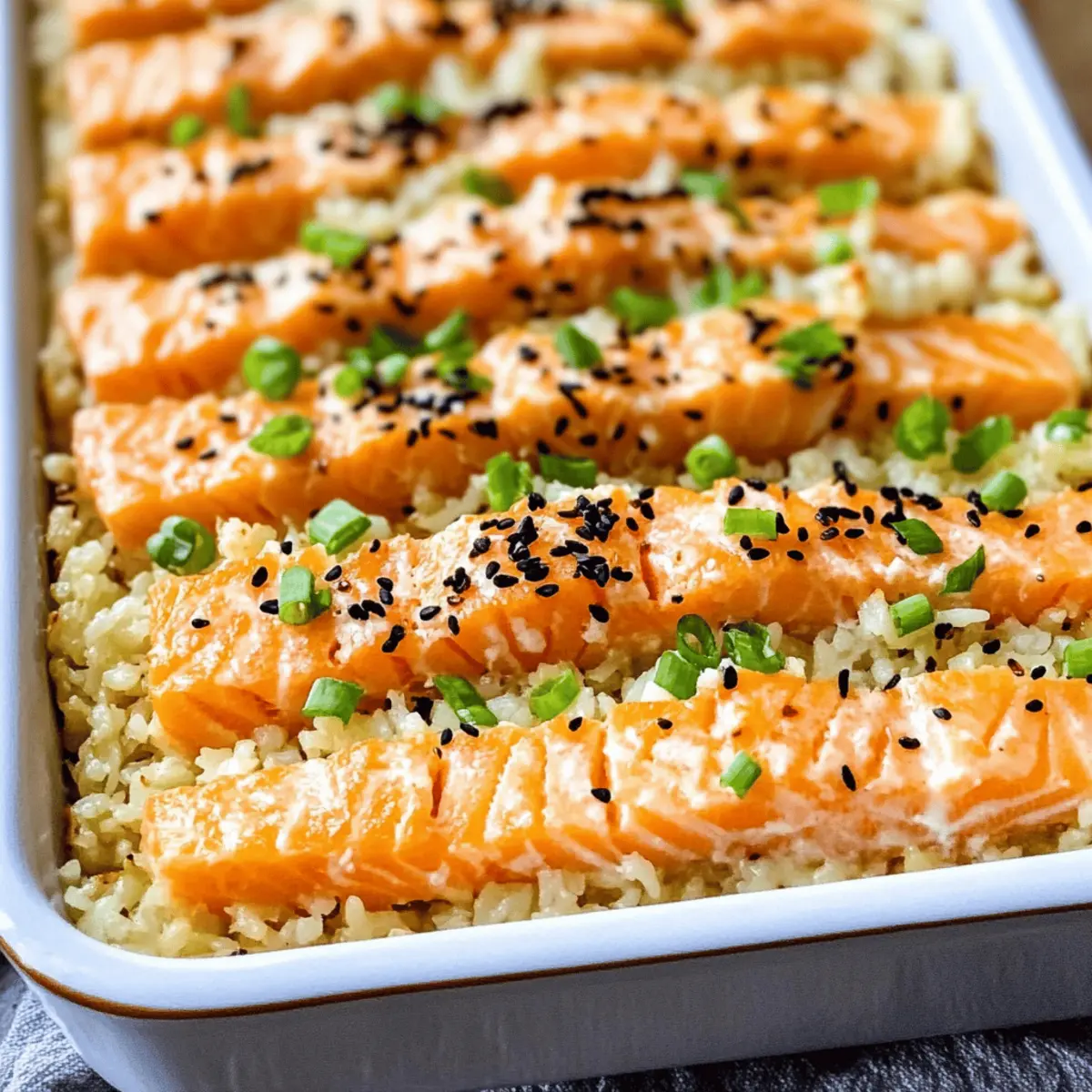 Salmon Sushi Bake nhtih2