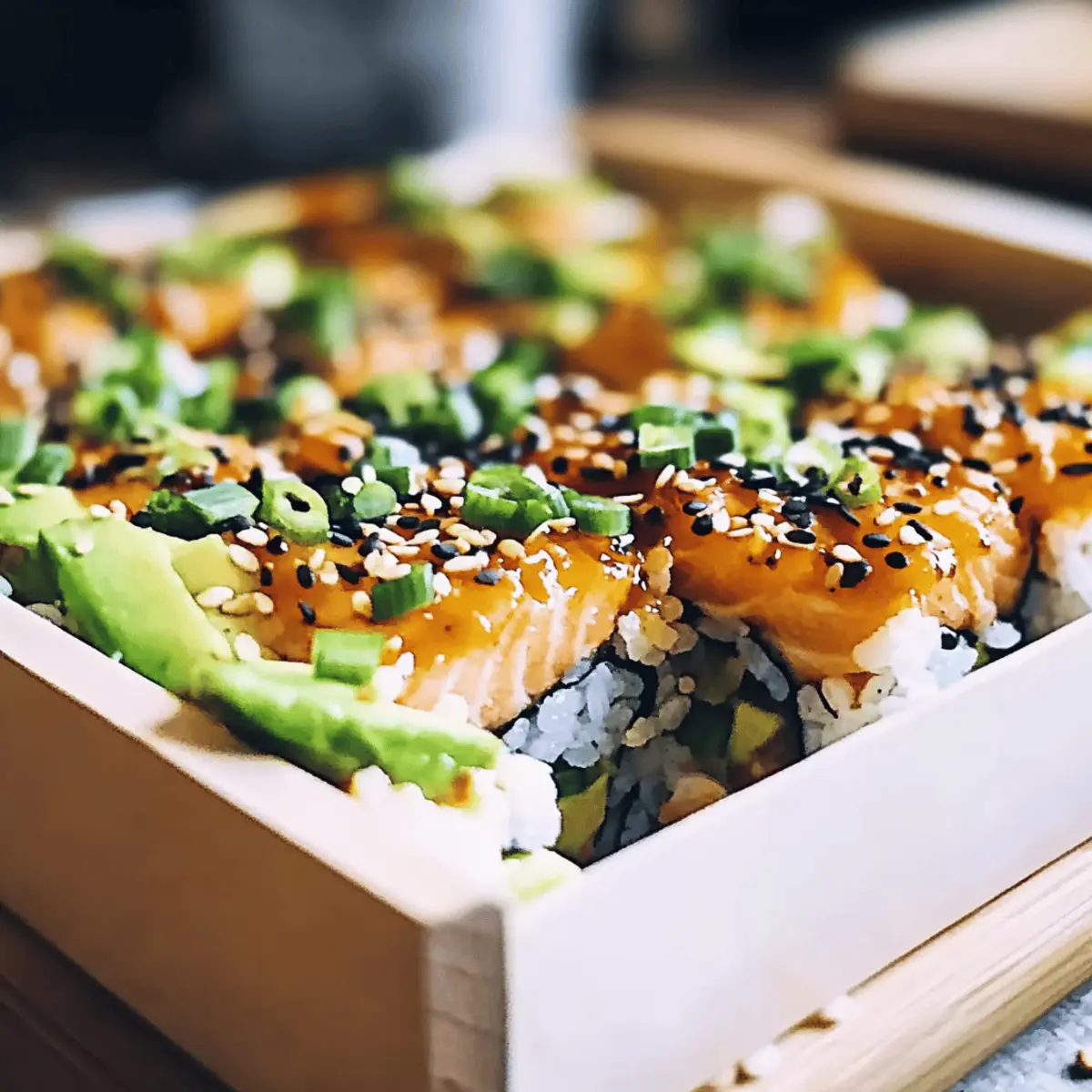 Spicy Salmon Sushi Bake cbrns2