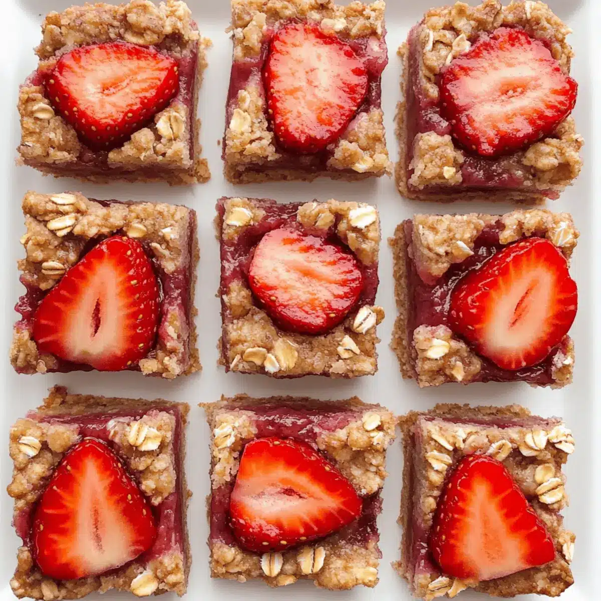 Healthy Strawberry Oatmeal Bars for a Sweet Snack Attack 1 Strawberry Oatmeal Bars wgdc0w