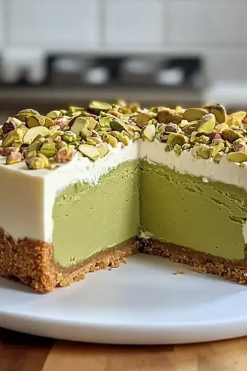 Decadent Pistachio Cheesecake