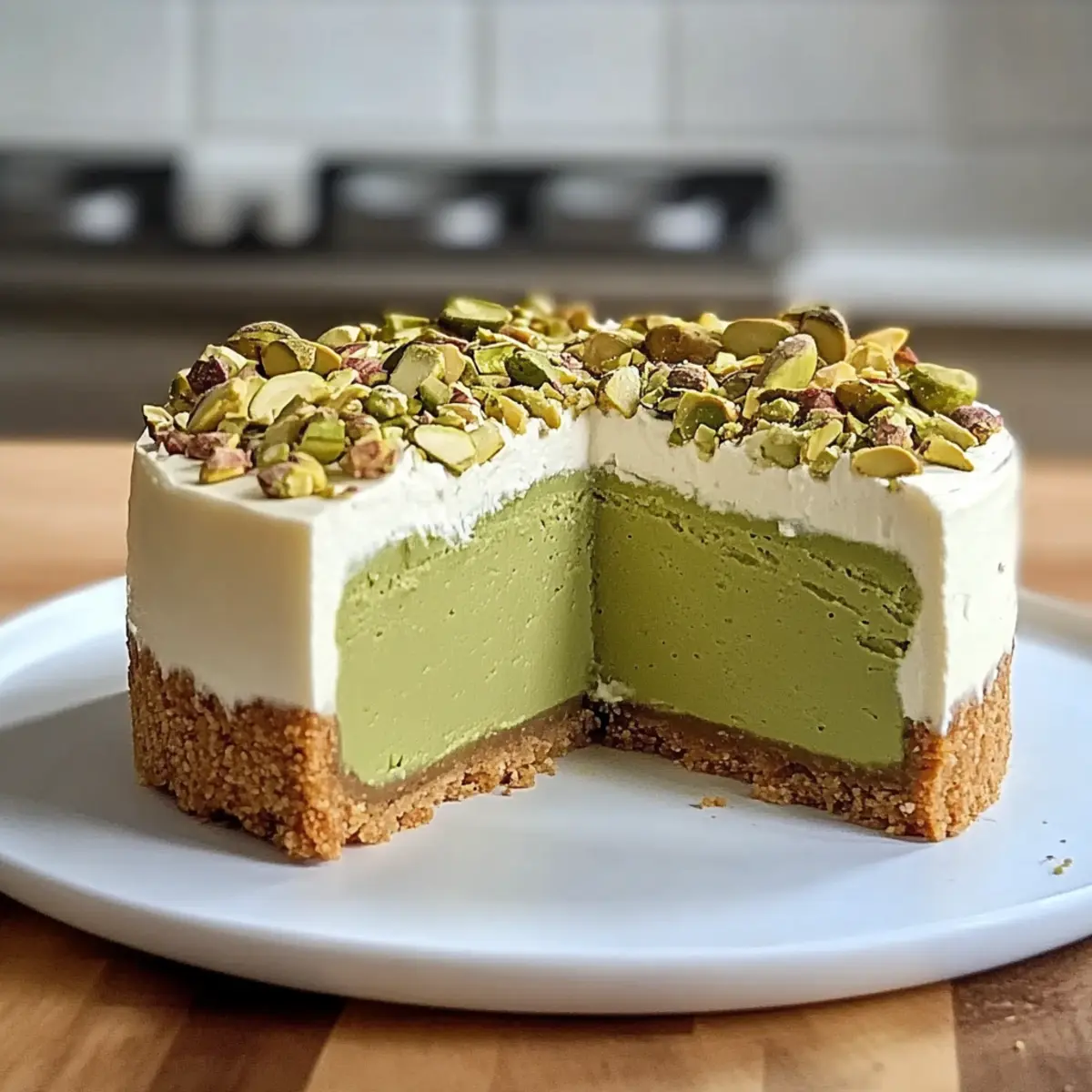Decadent Pistachio Cheesecake