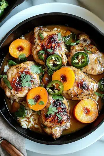 Jalapeno Peach Chicken