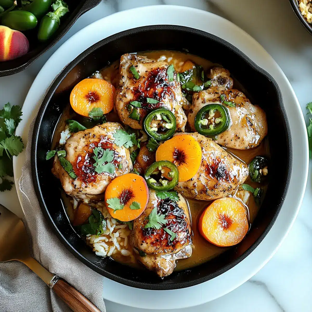 Sweet and Spicy Jalapeno Peach Chicken Delight 4 Jalapeno Peach Chicken