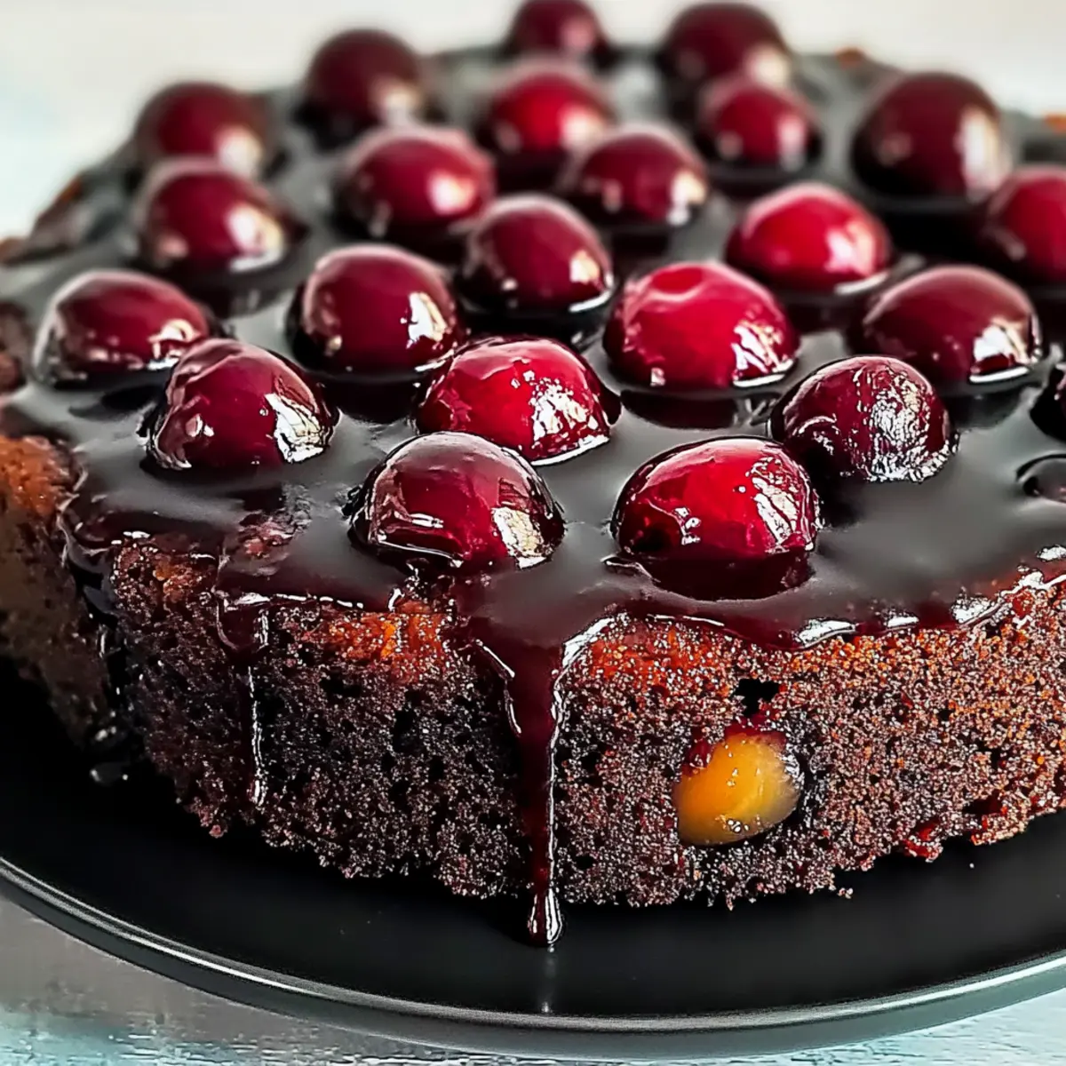 Irresistible Chocolate Cherry Upside Down Cake to Savor 3 f7ad6951 7c04 4bd7 be1a 9d452115e312br ttzgpn