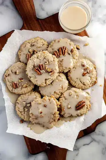 Brown Butter Maple Pecan Cookies