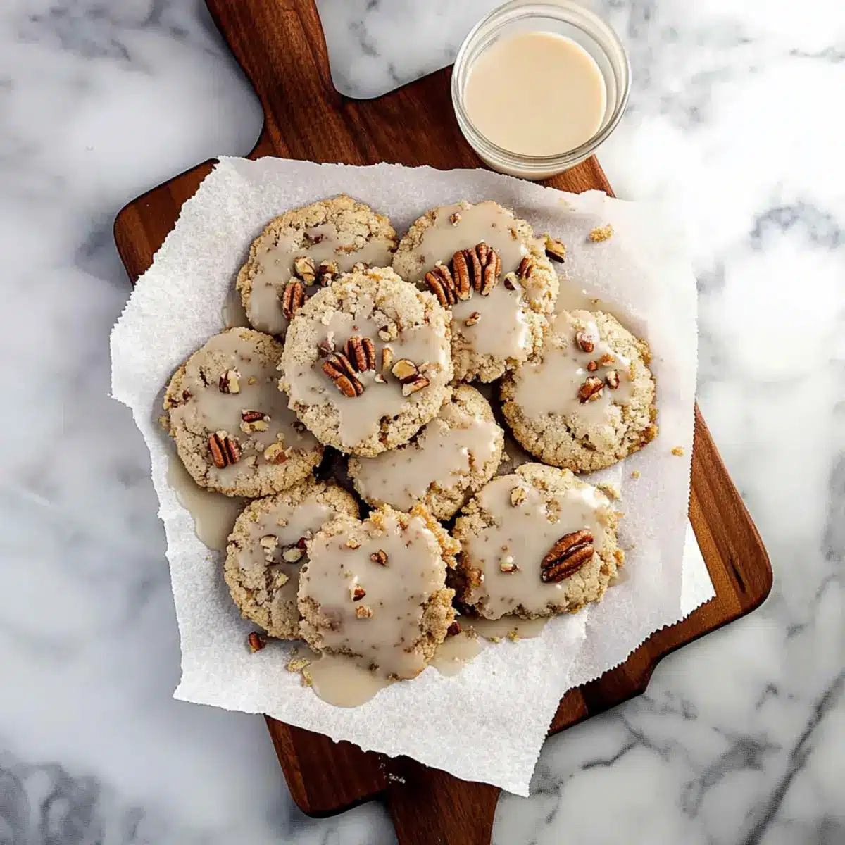 Brown Butter Maple Pecan Cookies