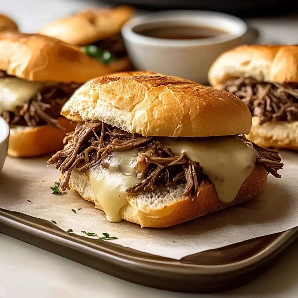 Crockpot French Dip Sandwiches that Melt in Your Mouth 4 Crockpot French Dip Sandwiches
