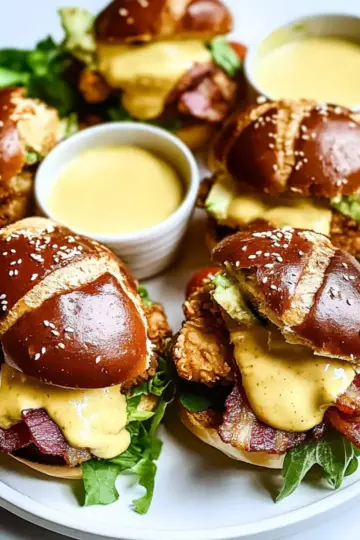Honey Mustard BLT Chicken Sliders