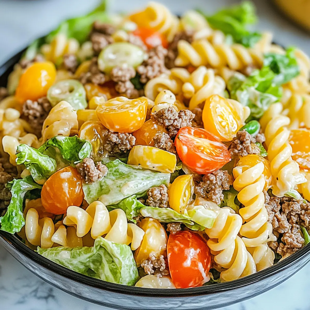Big Mac Pasta Salad: A Fun Twist on Classic Comfort Food 2 700a7d13 3aea 4644 a5e3