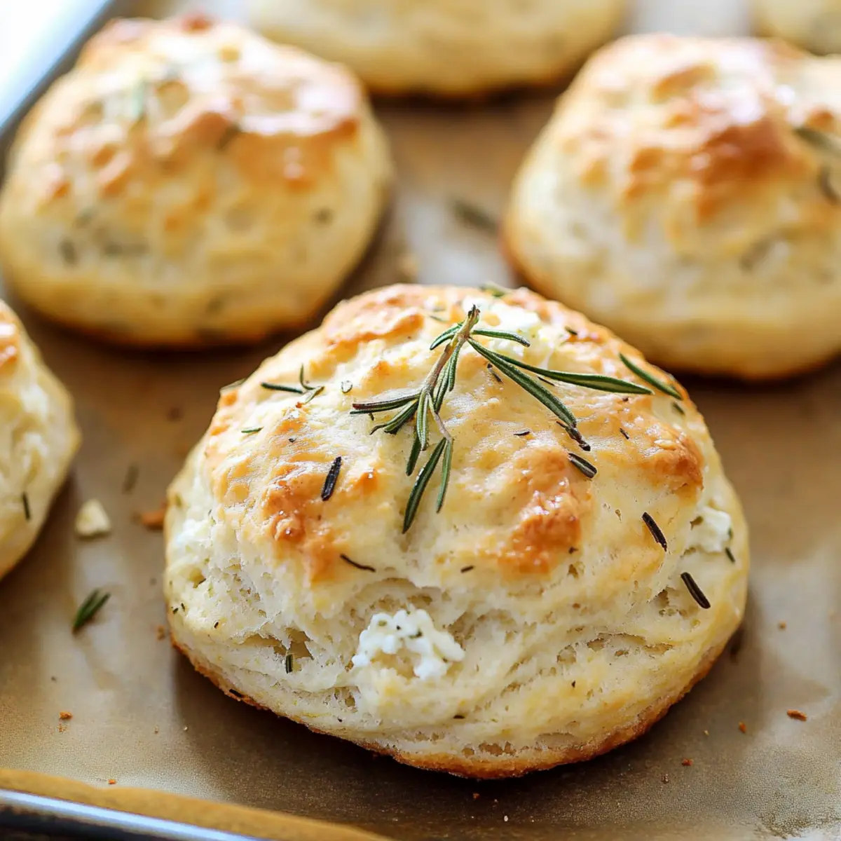 Rosemary Goat Cheese Biscuits