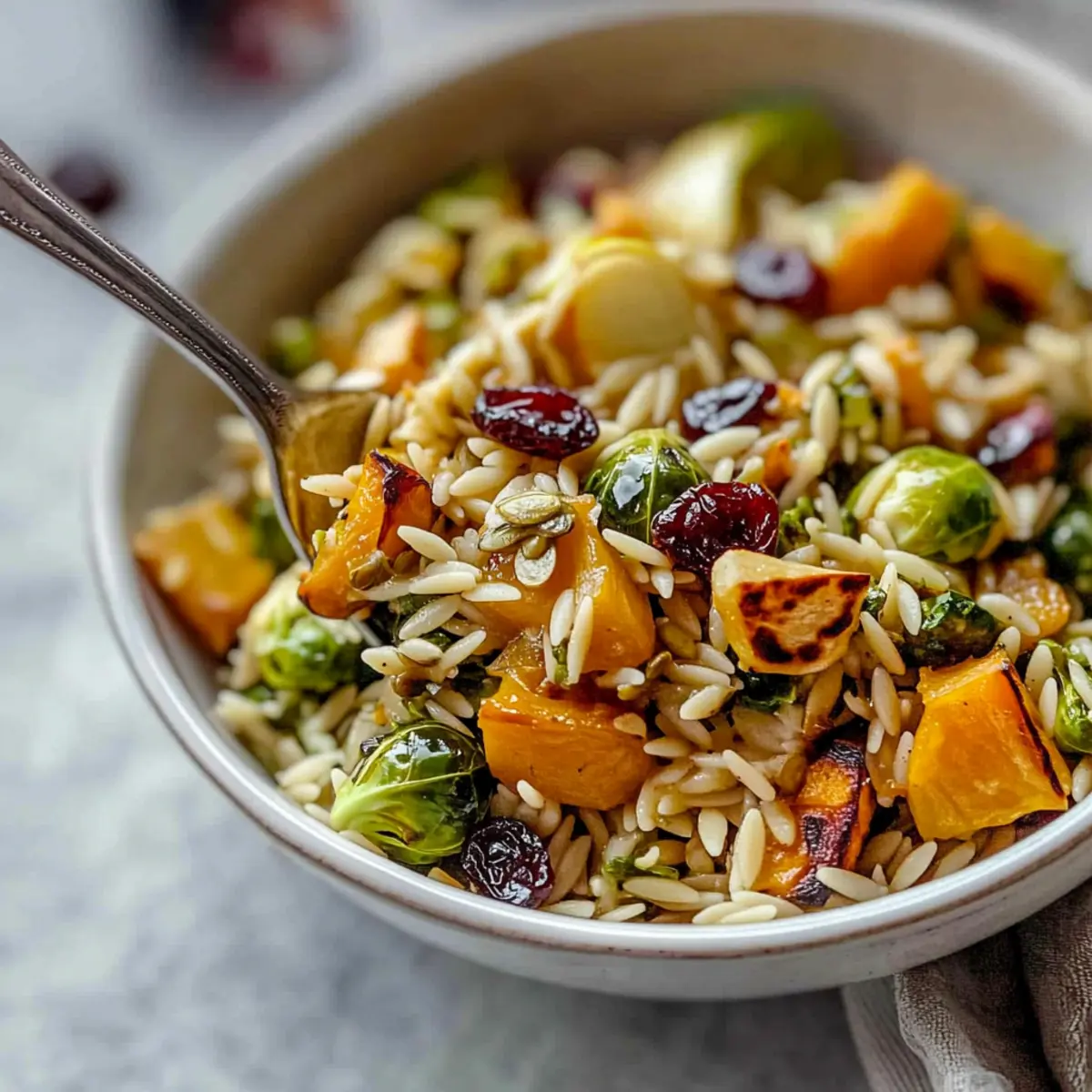 Delicious Fall Harvest Orzo Salad with Maple Vinaigrette 1 a4ea52aa b8b1 4058 82c0