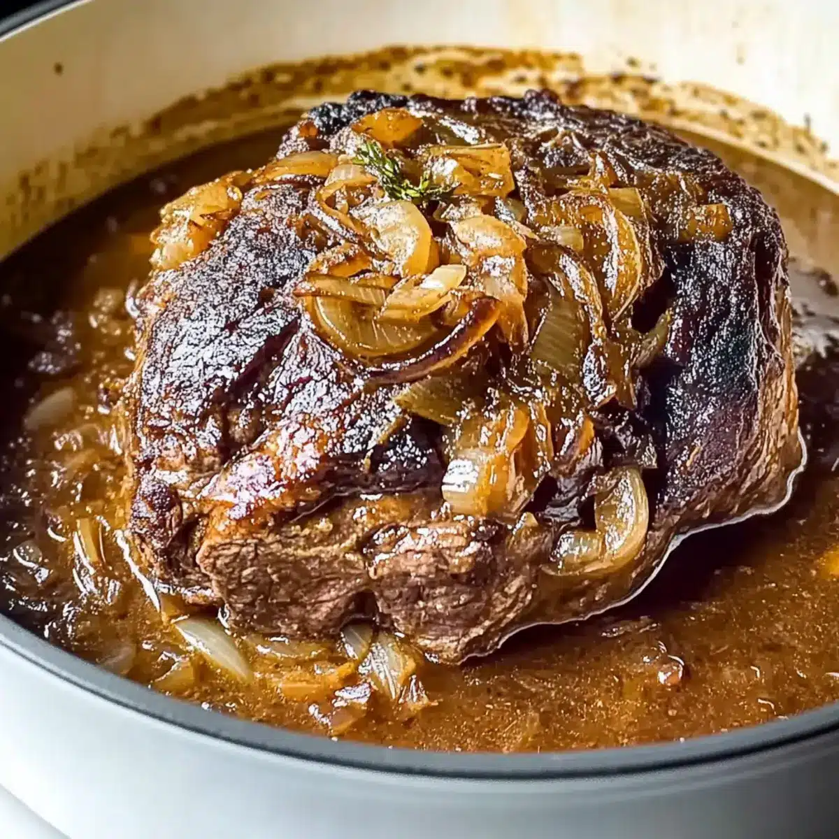 Savory French Onion Pot Roast for Comfort Food Lovers 4 French Onion Pot Roast