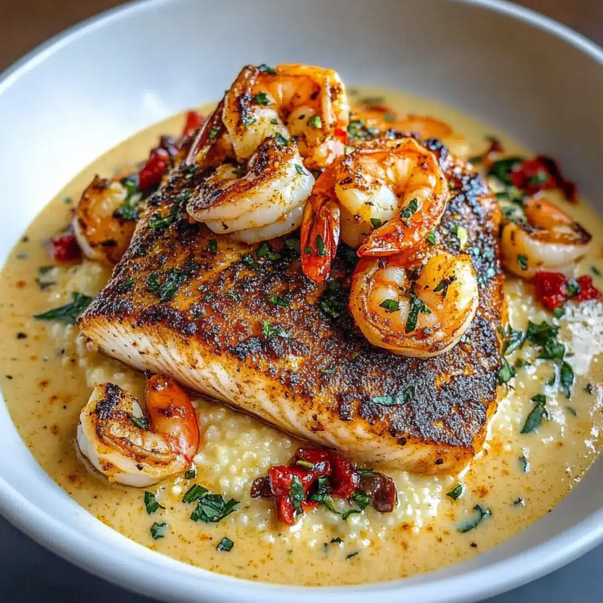 Delicious Cajun Red Snapper Shrimp Grits You’ll Love 4 Red Snapper Shrimp Grits Cajun