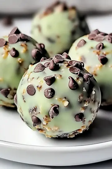 Mint Chocolate Chip Protein Balls for a Guilt-Free Snack 41 Mint Chocolate Chip Protein Balls