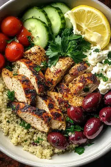 Mediterranean Chicken Bowl