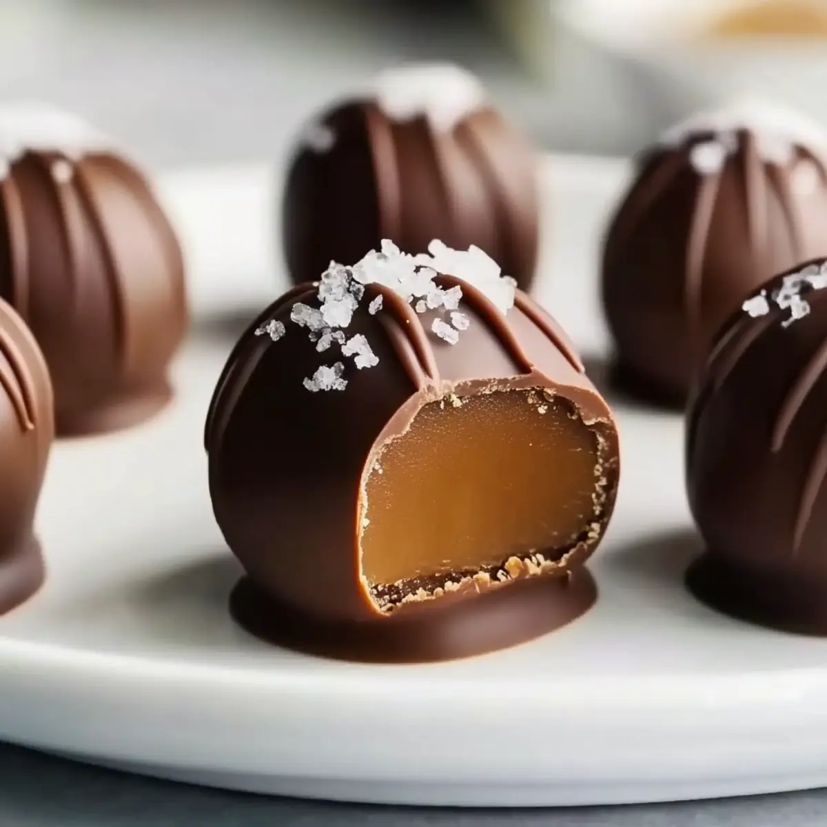 Indulge in Salted Caramel Fudge Truffles – Easy No-Bake Bliss 4 Salted Caramel Fudge Truffles