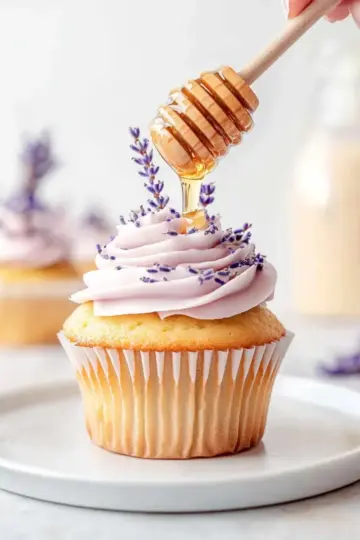 Honey Lavender Cupcakes