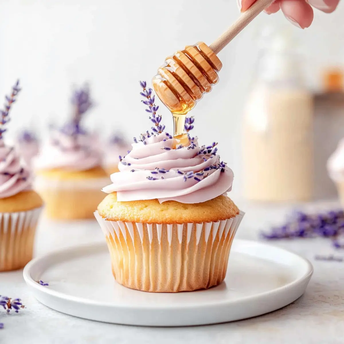 Honey Lavender Cupcakes