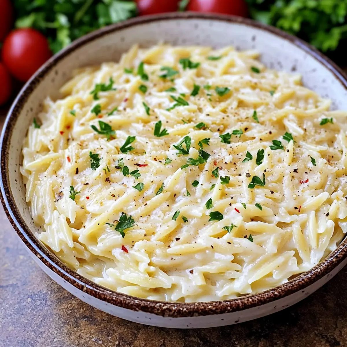 Creamy Parmesan Orzo