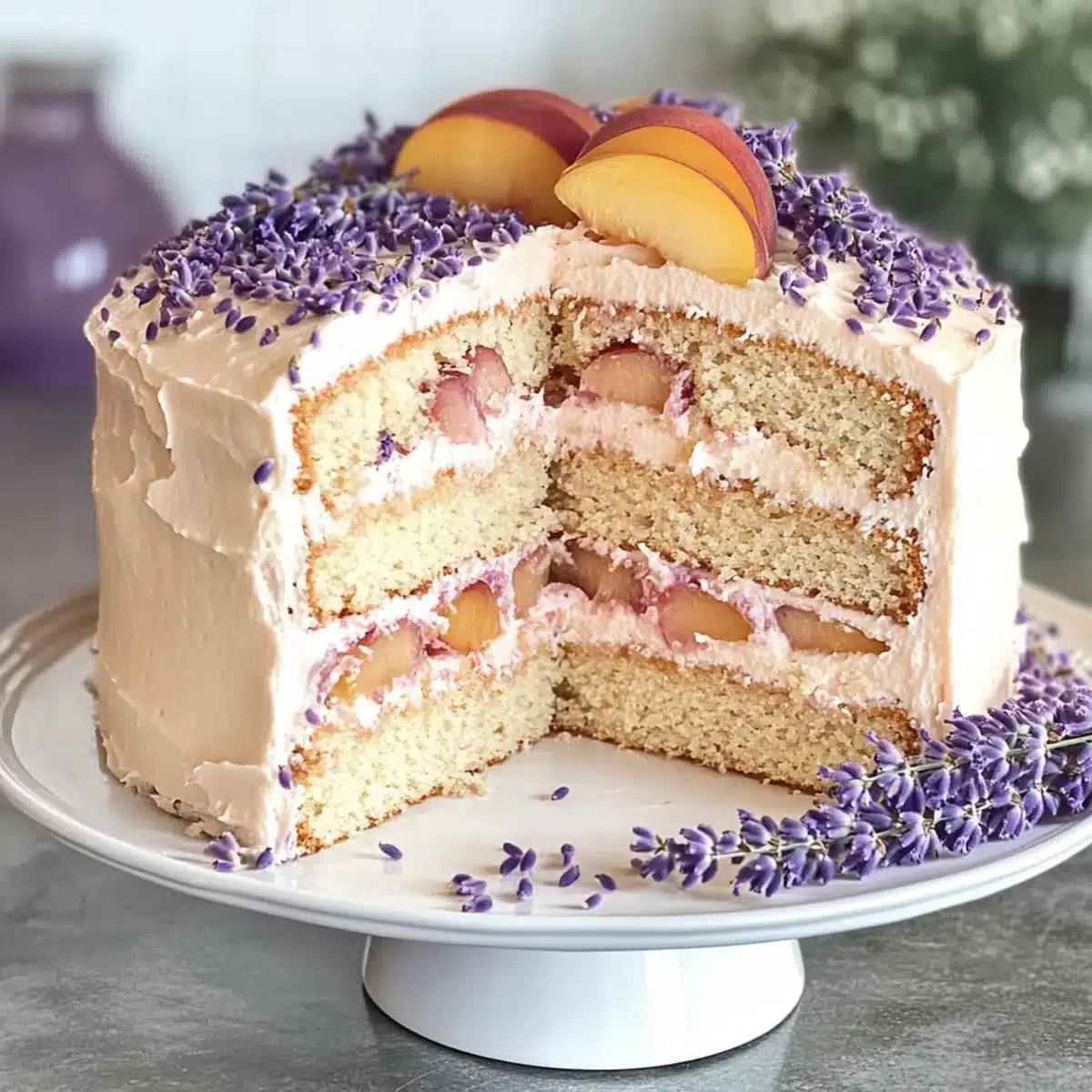 Lavender Peach Cake: A Summer Delight to Savor 2 1bfe1977 f254 4786 8fbf