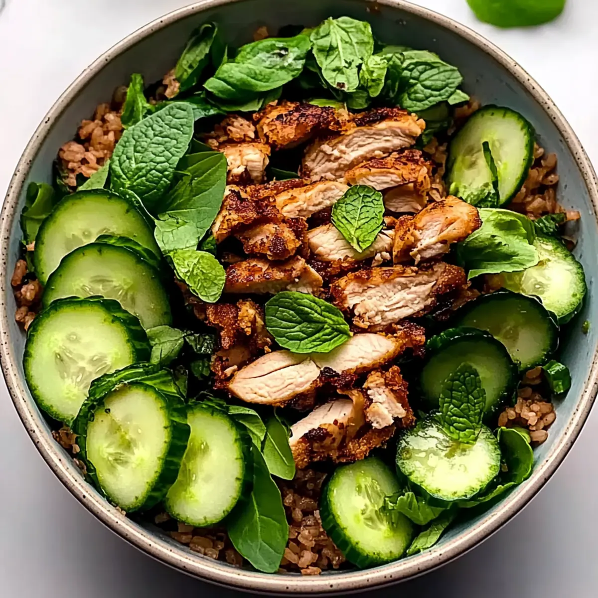 High Protein Crispy Rice Salad