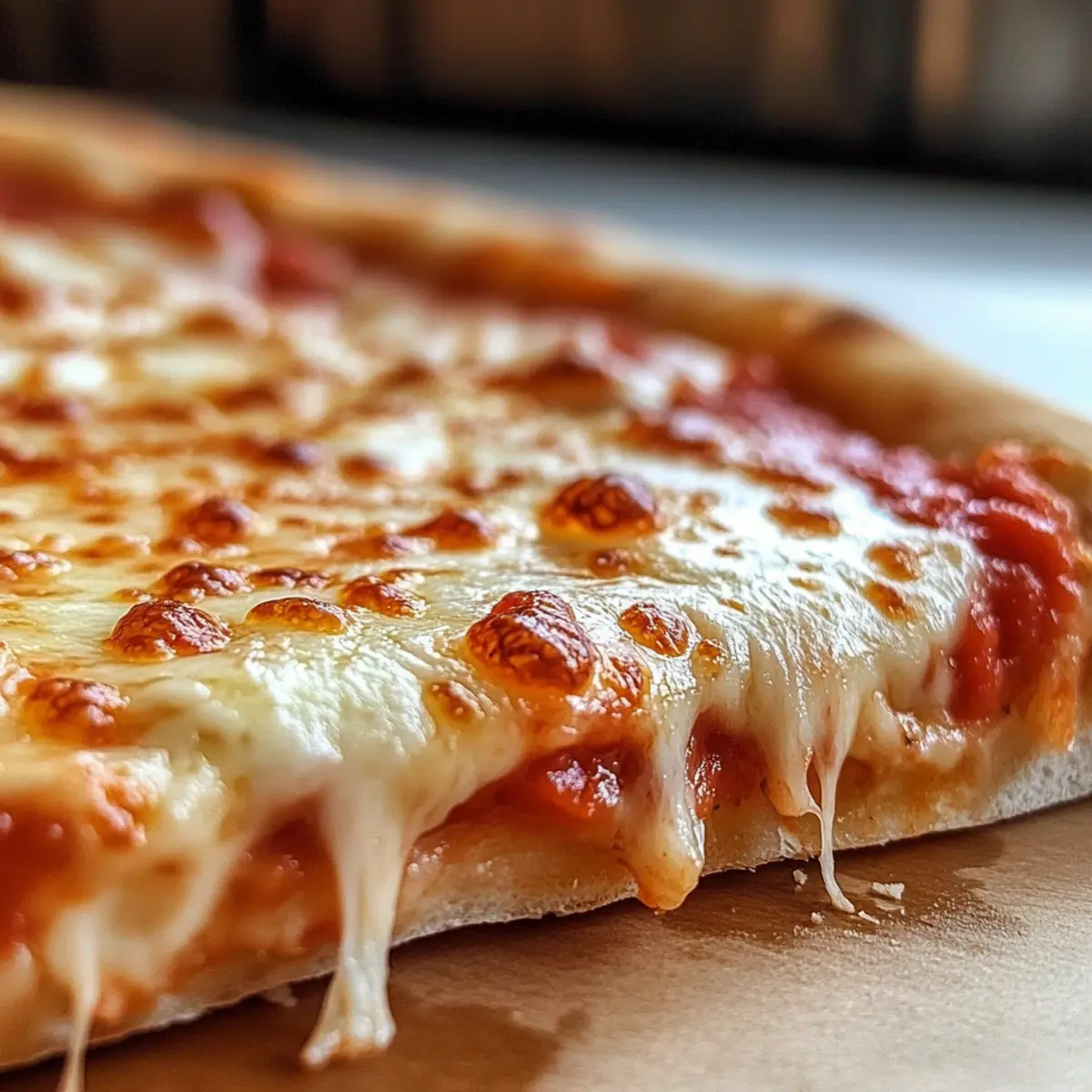 Artisan pizza dough- crispy, chewy, bubbly crust