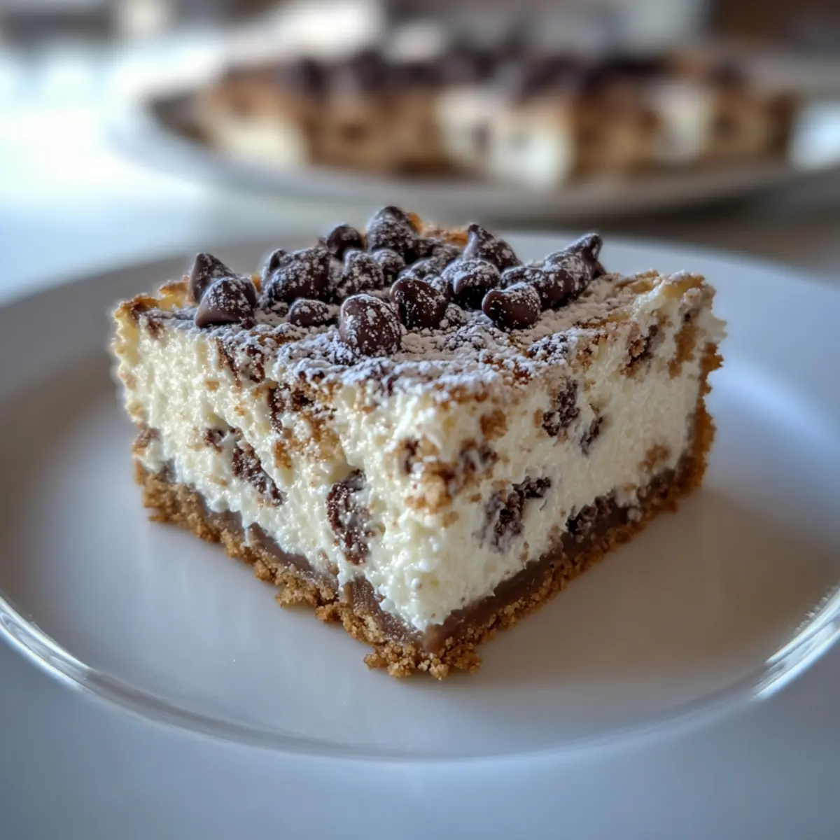 Cannoli Cheesecake Bars