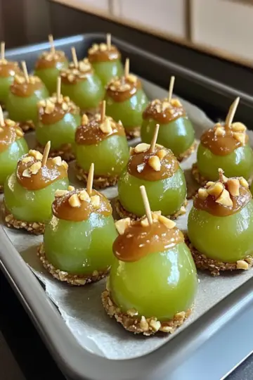 Caramel Apple Grapes