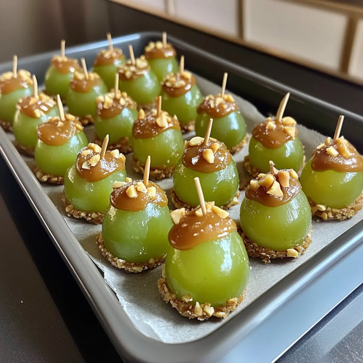 Caramel Apple Grapes