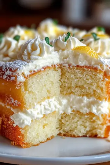 Lemon Cloud Cake