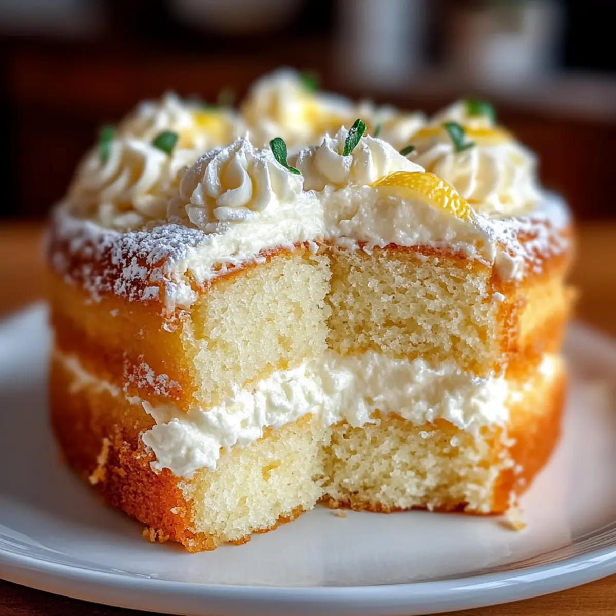 Lemon Cloud Cake